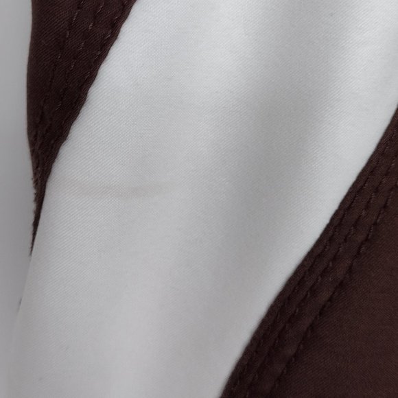 Hurley Embroidered Spell Out (On Back) Side Pocket Brown & White Board Shorts - Picture 13 of 14